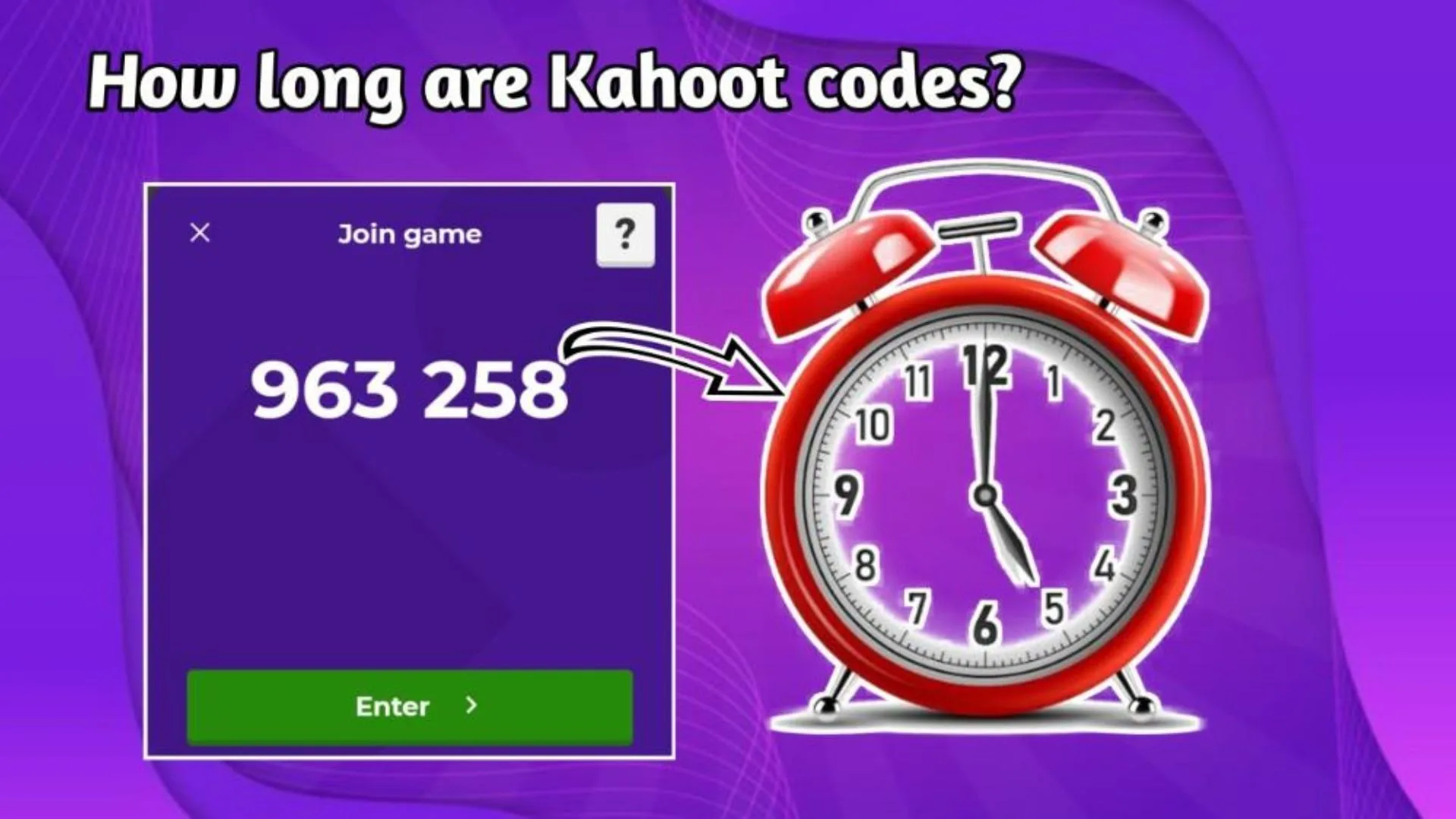 How long are kahoot codes